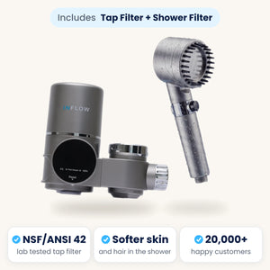 InFlow Essentials Bundle: Tap Filter + Shower Filter
